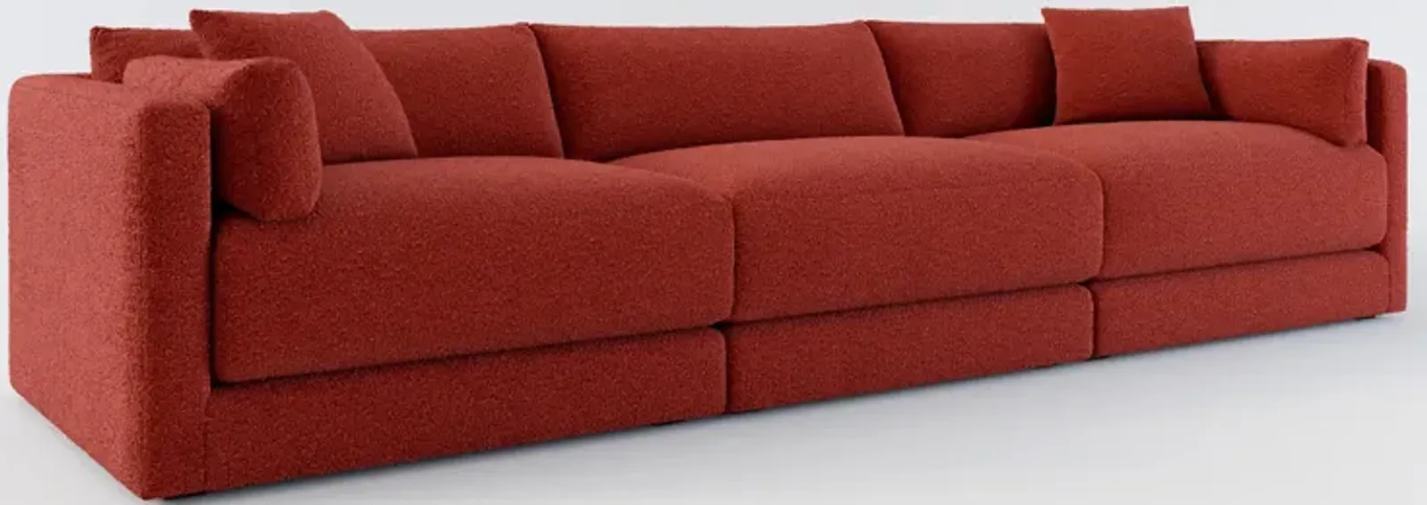 Malibu 3-Piece Sofa - Bloke Brick