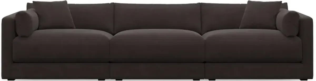 Malibu 3-Piece Sofa - Merrimac Dark Brown