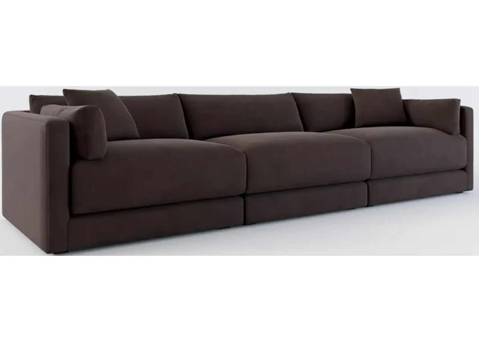 Malibu 3-Piece Sofa - Merrimac Dark Brown