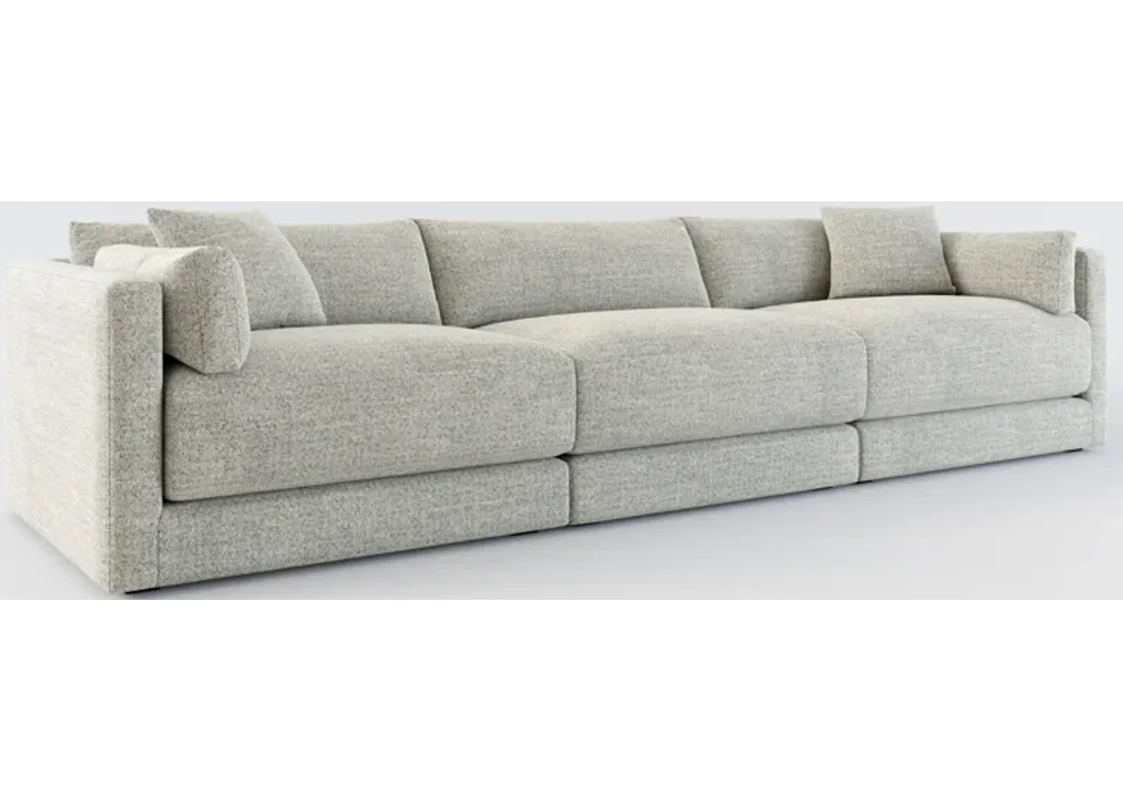 Malibu 3-Piece Sofa - Pandora Pepper