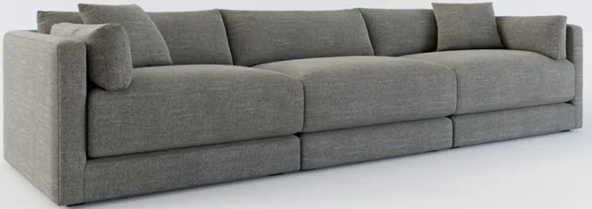 Malibu 3-Piece Sofa - Curious Charcoal