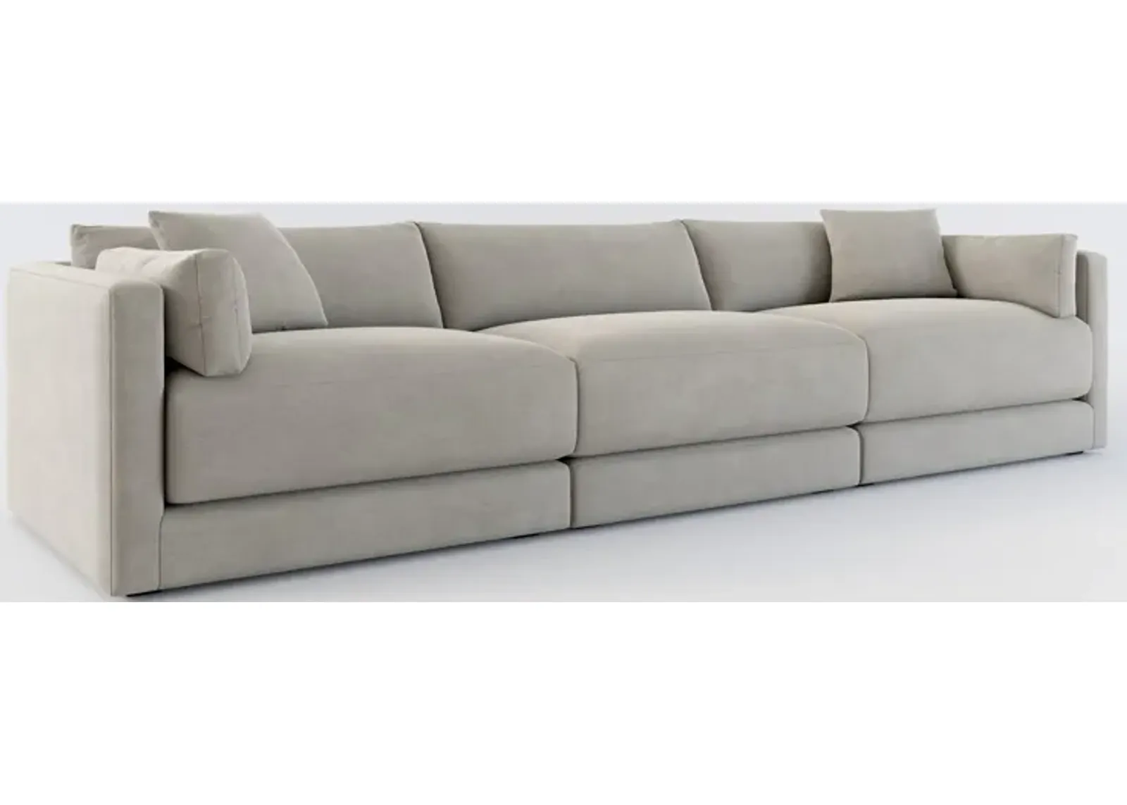 Malibu 3-Piece Sofa - Abington Fog