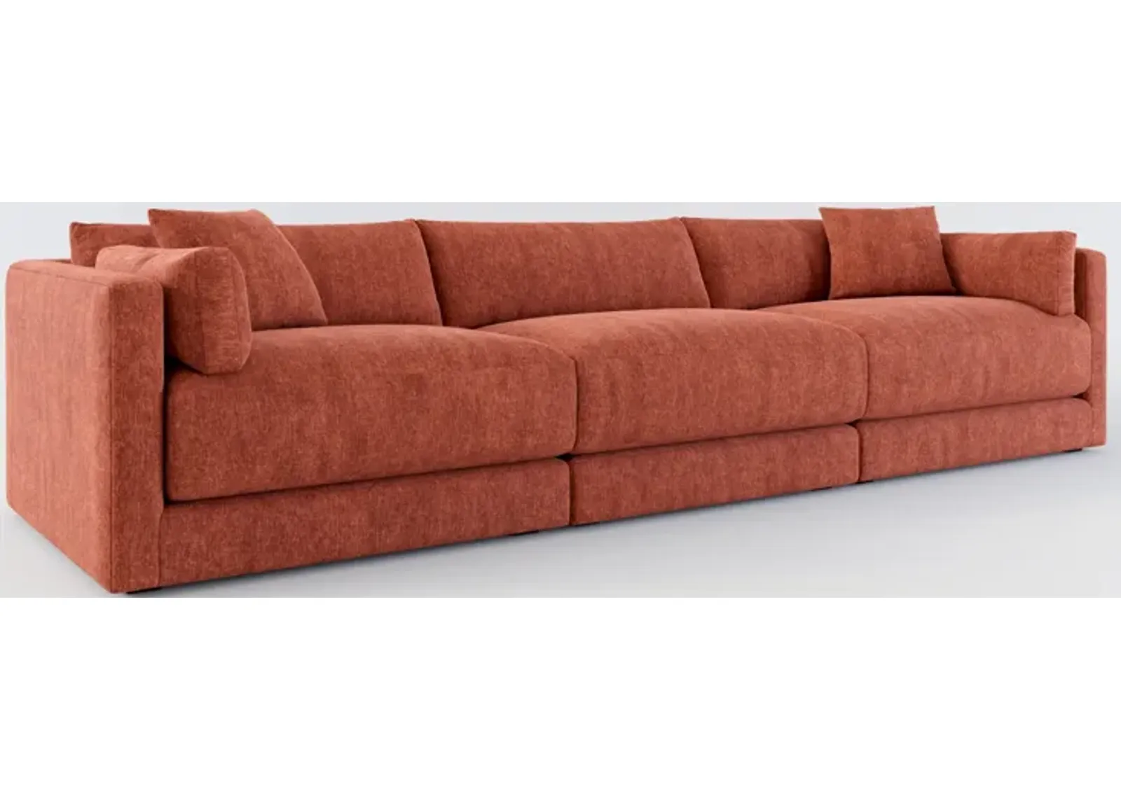 Malibu 3-Piece Sofa - Contessa Paprika