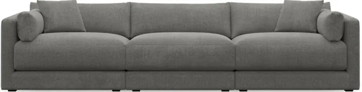 Malibu 3-Piece Sofa - Living Large Charcoal