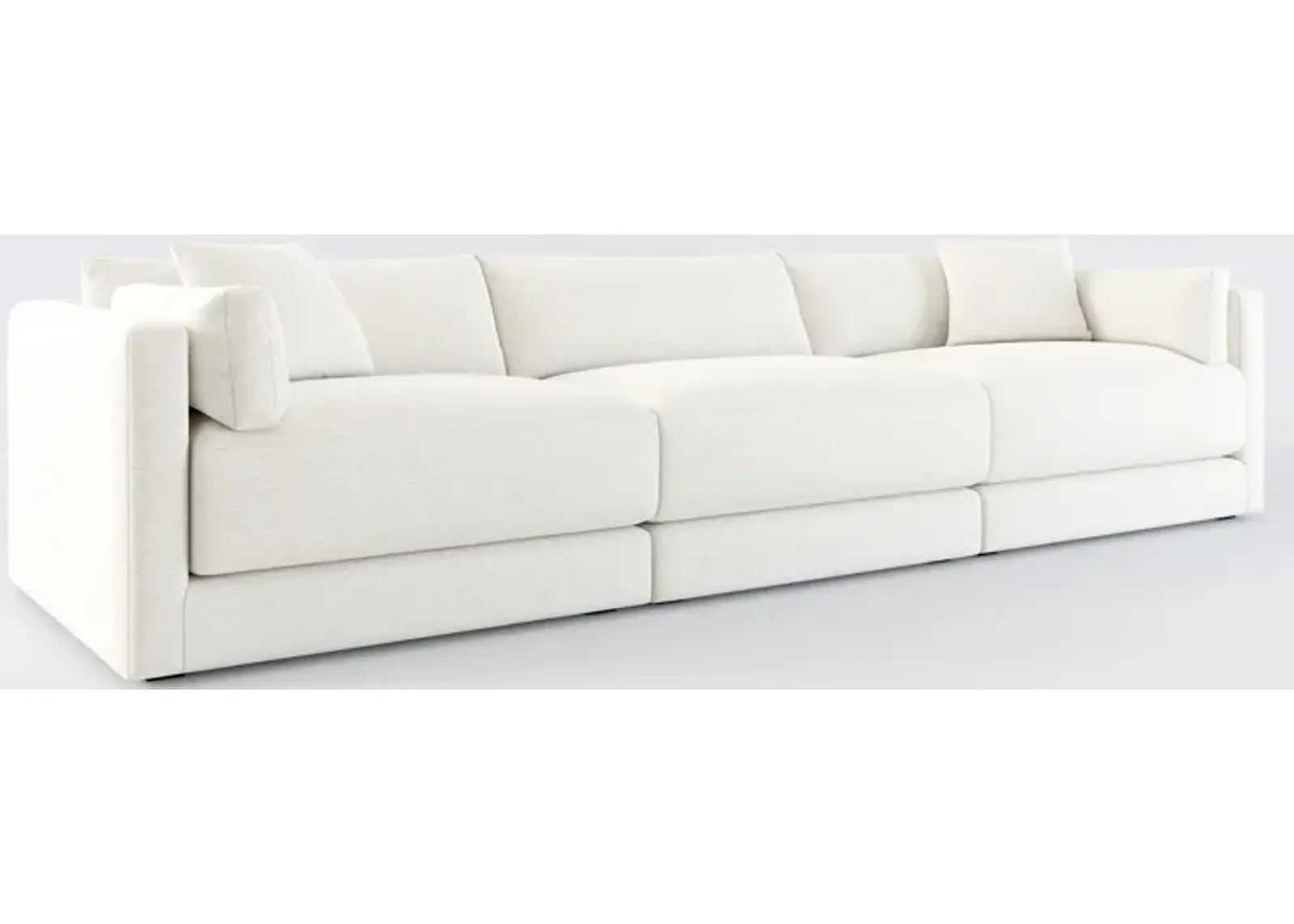 Malibu 3-Piece Sofa - Living Large White