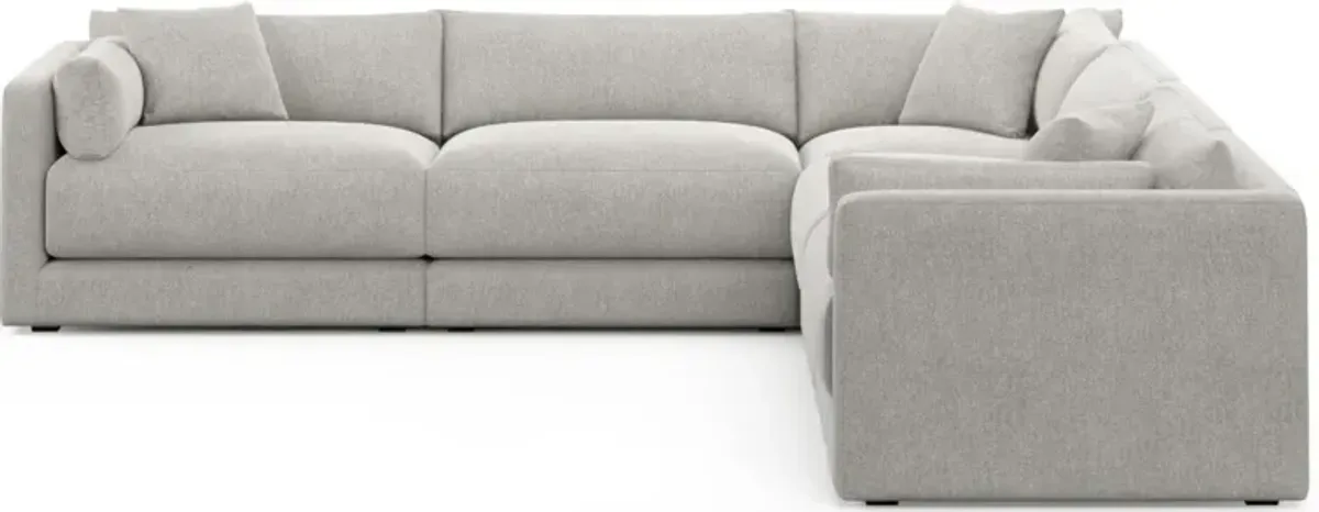 Malibu 5-Piece Sectional - Burmese Granite