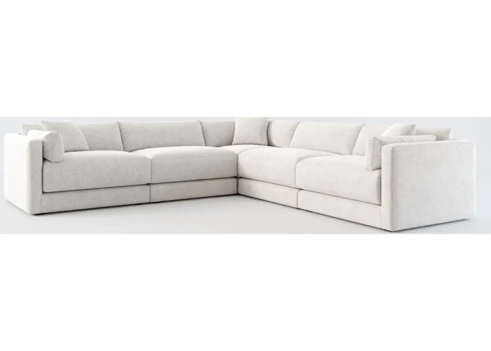 Malibu 5-Piece Sectional - Burmese Granite