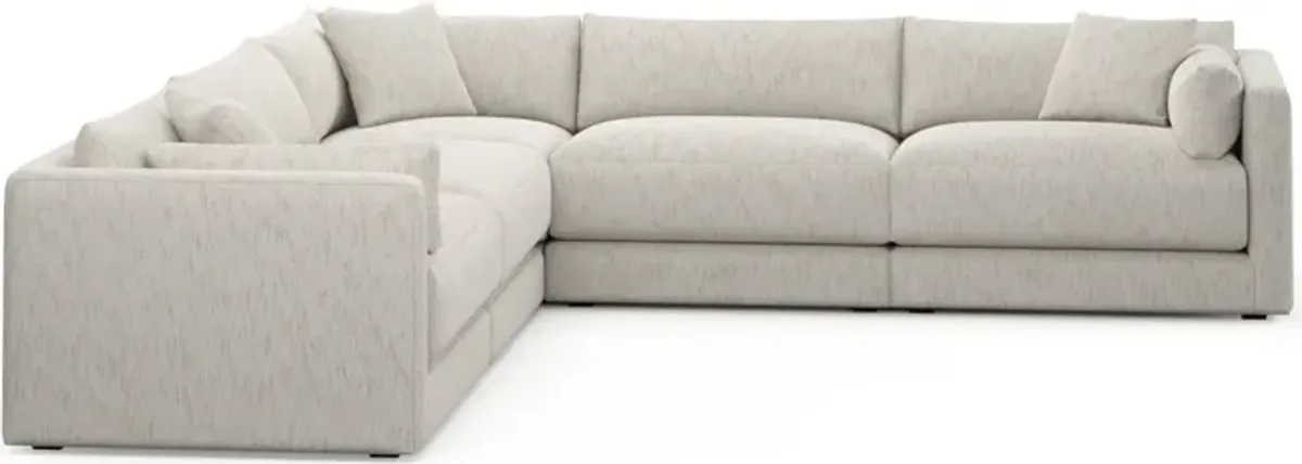 Malibu 5-Piece Sectional - P.T. Cream