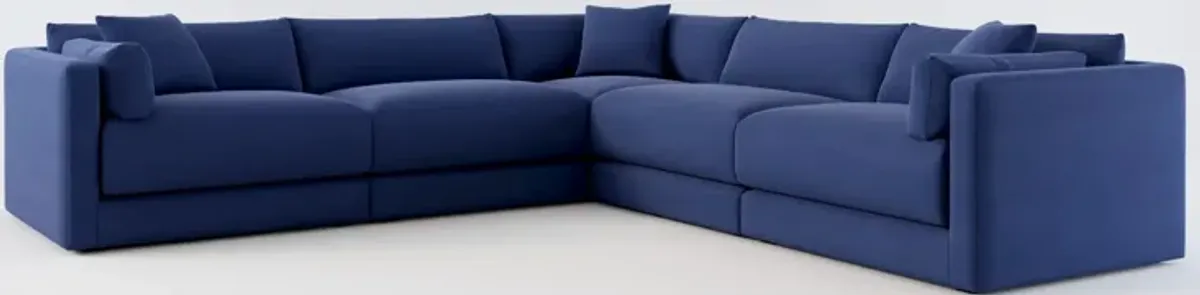 Malibu 5-Piece Sectional - Abington Indigo