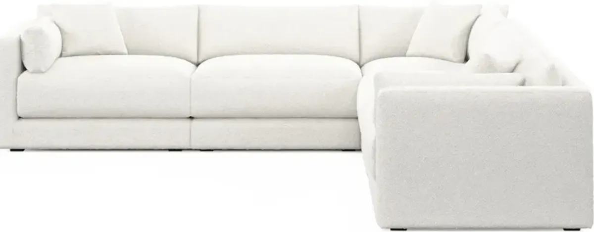 Malibu 5-Piece Sectional - Bloke Snow