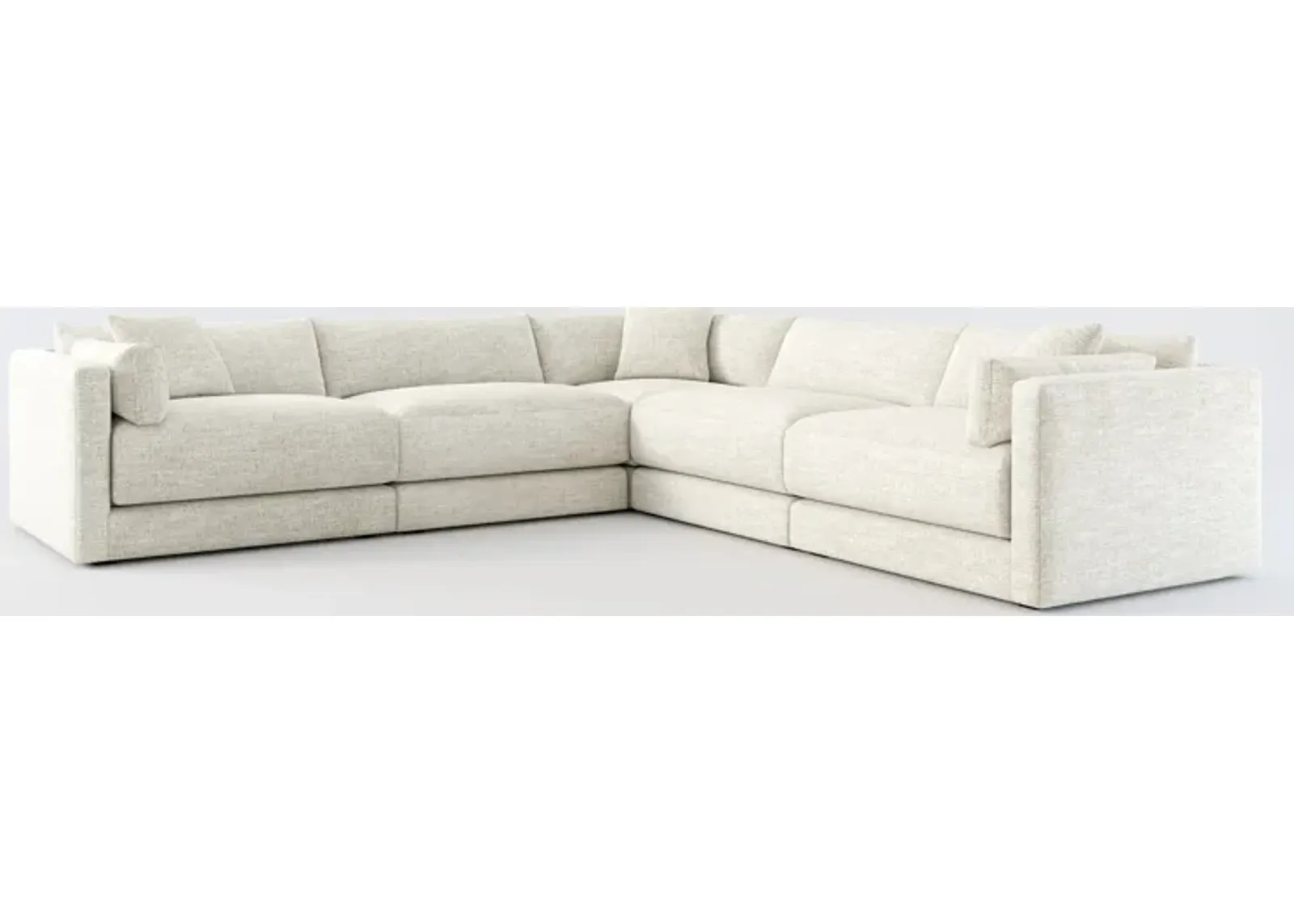 Malibu 5-Piece Sectional - M Ivory