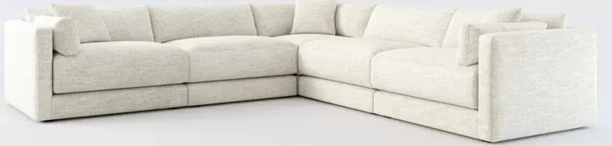 Malibu 5-Piece Sectional - M Ivory