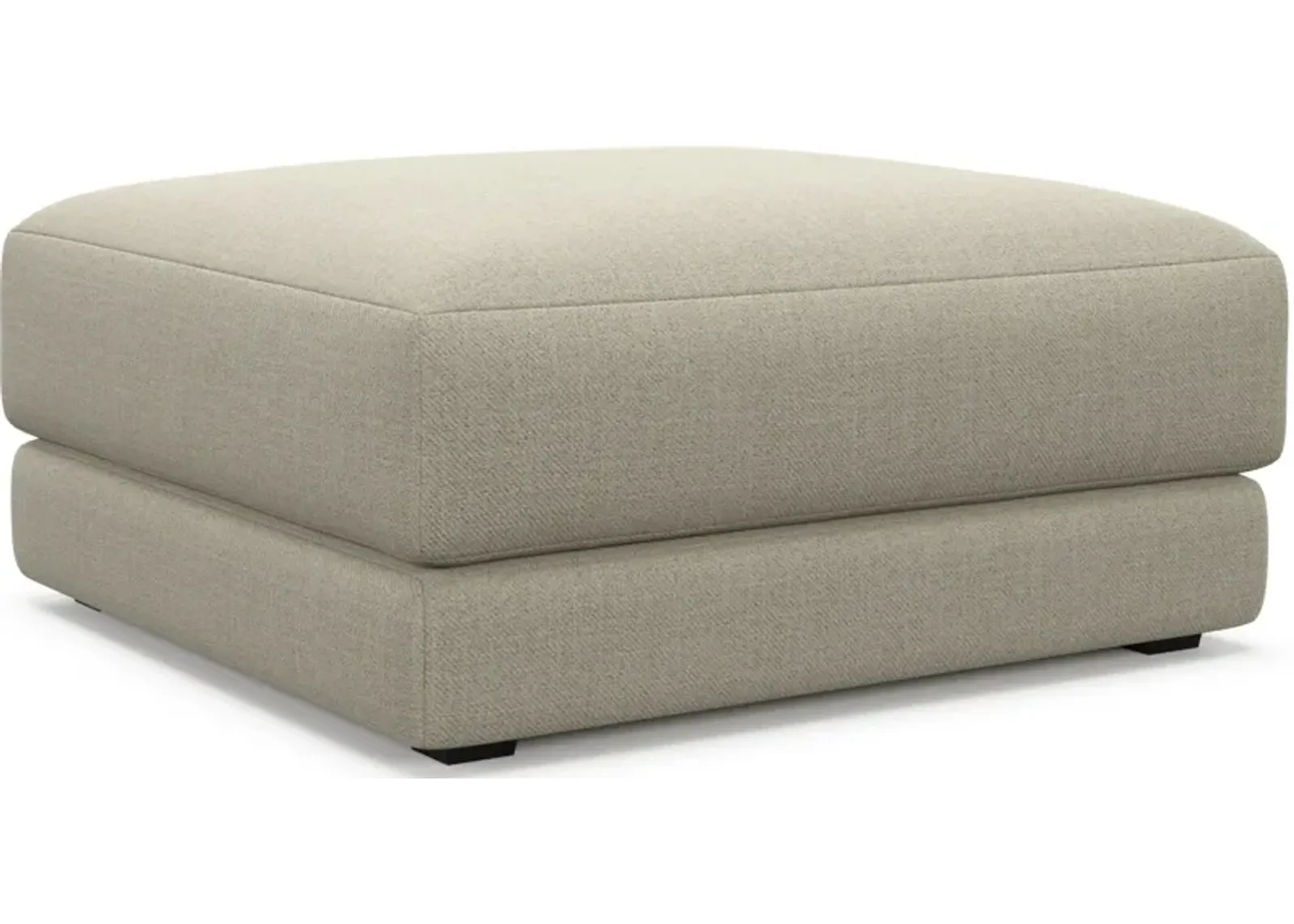 Malibu Ottoman - Broderick Charcoal