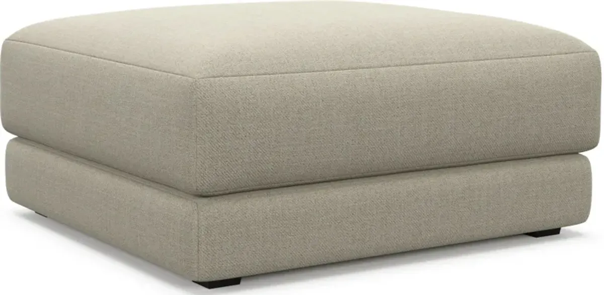 Malibu Ottoman - Broderick Charcoal