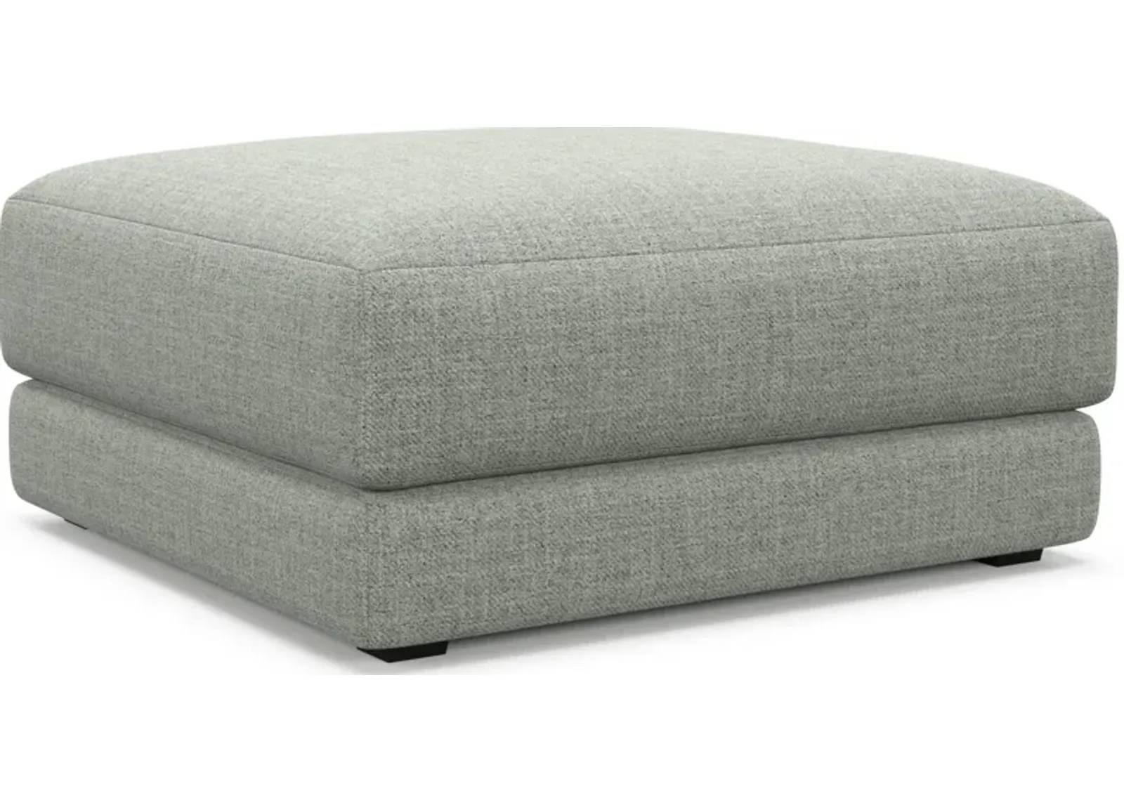 Malibu Ottoman - Broderick Sea Glass