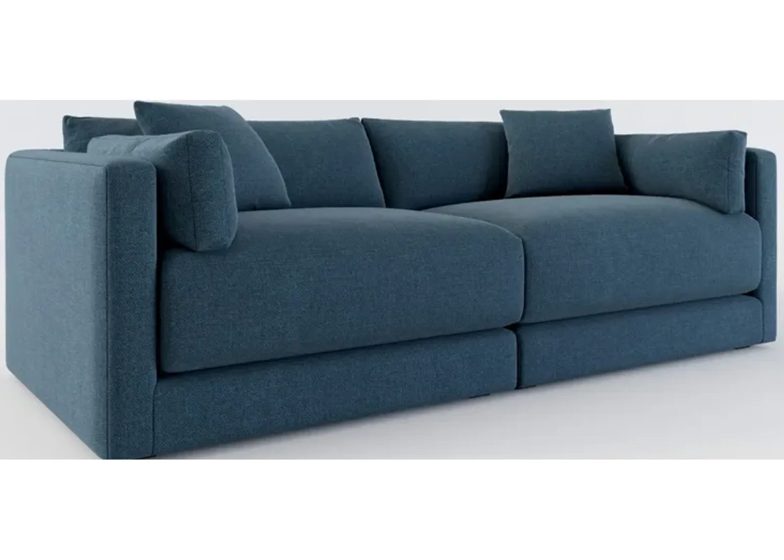 Malibu 2-Piece Sofa - Broderick Indigo