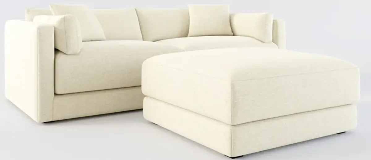 Malibu 2-Piece Sofa and Ottoman - Bridger Shell