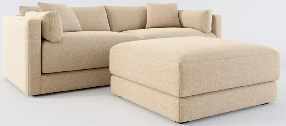 Malibu 2-Piece Sofa and Ottoman - Liv Wicker