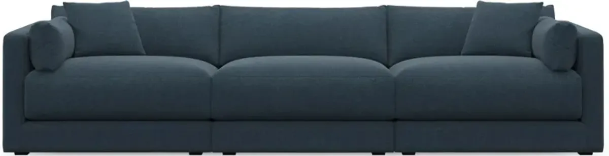 Malibu 3-Piece Sofa - Broderick Indigo