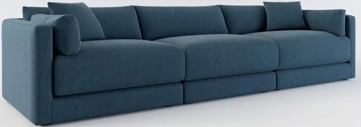 Malibu 3-Piece Sofa - Broderick Indigo