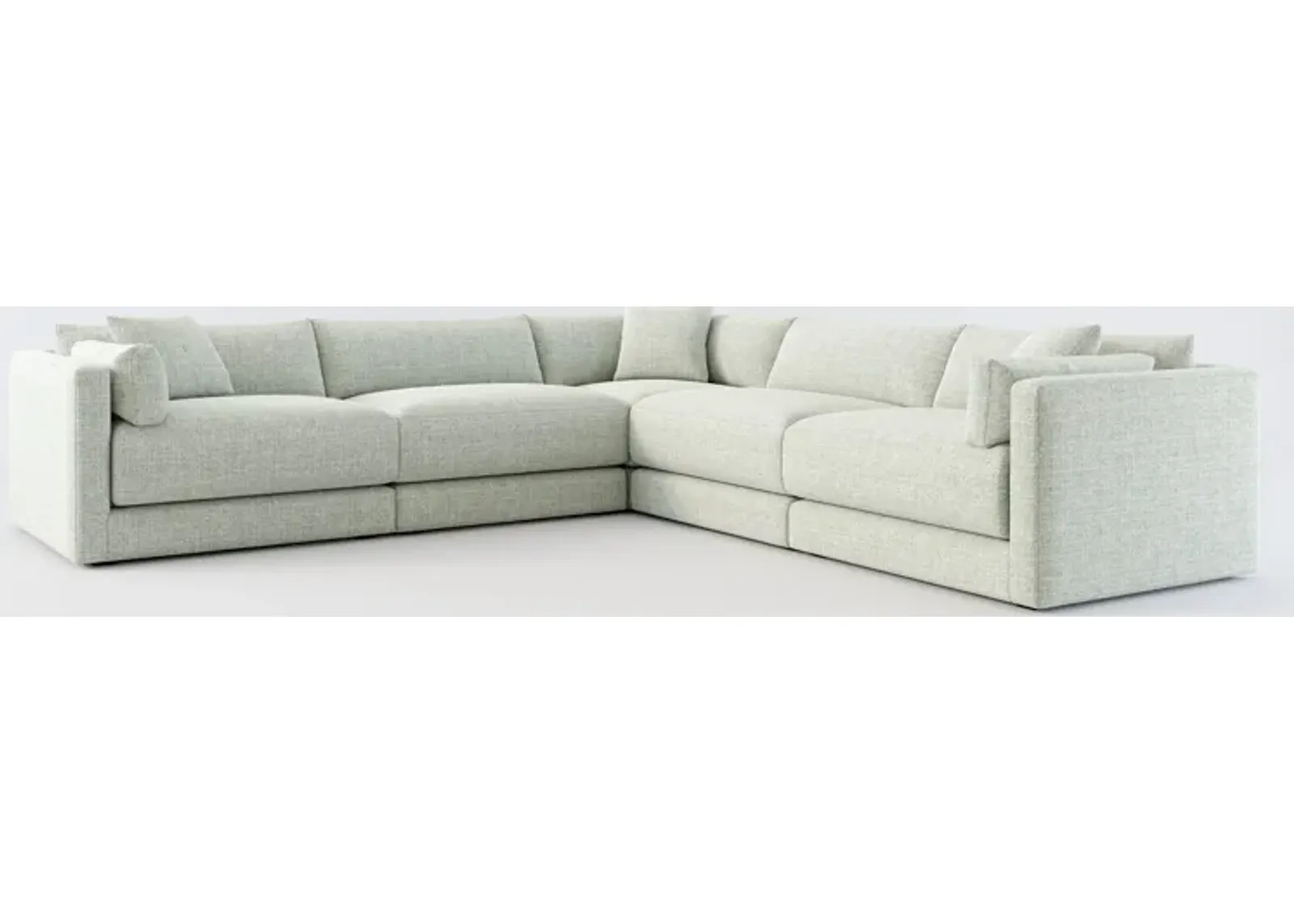 Malibu 5-Piece Sectional - Broderick Sea Glass