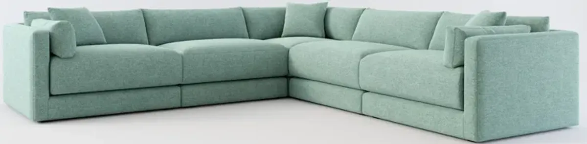 Malibu 5-Piece Sectional - Bridger Jade