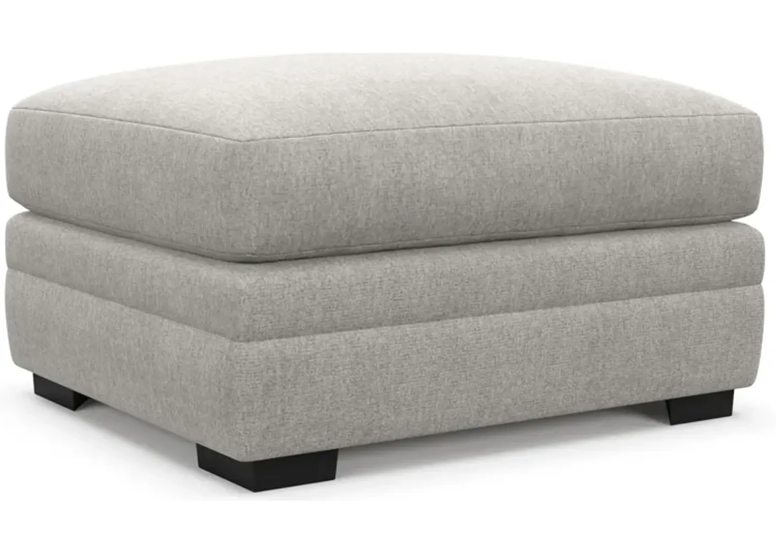 Winston Foam Comfort Ottoman - Burmese Granite