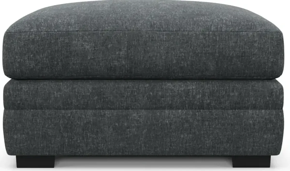 Winston Foam Comfort Ottoman - Contessa Shadow