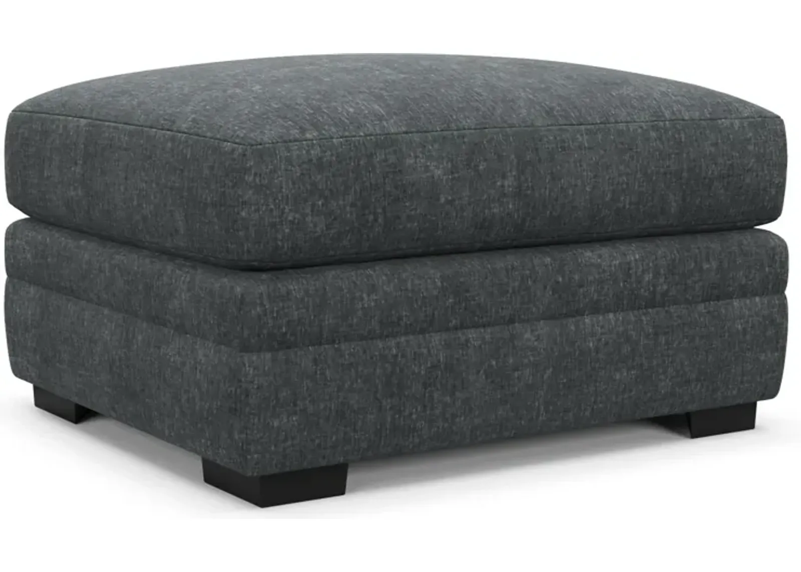 Winston Foam Comfort Ottoman - Contessa Shadow