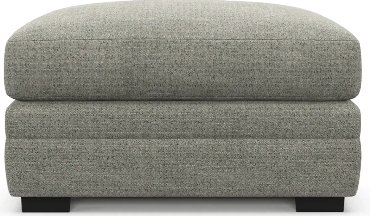 Winston Foam Comfort Ottoman - Pandora Pepper