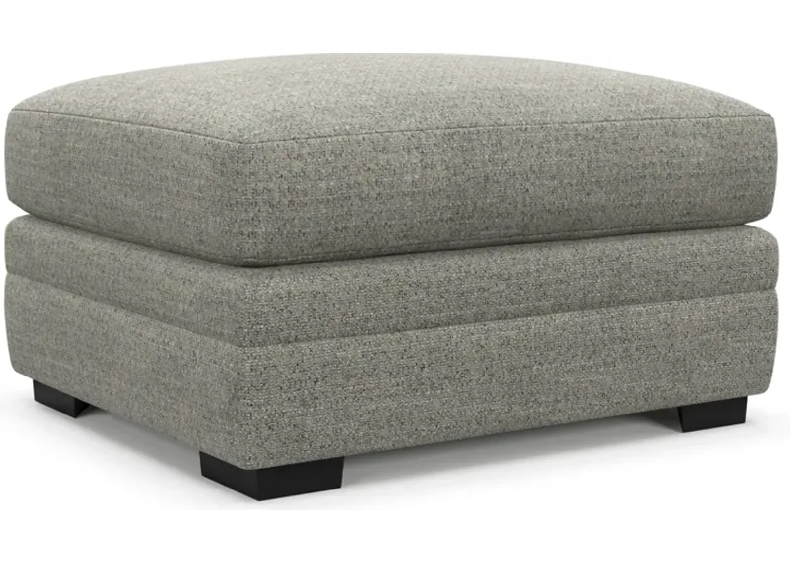 Winston Foam Comfort Ottoman - Pandora Pepper