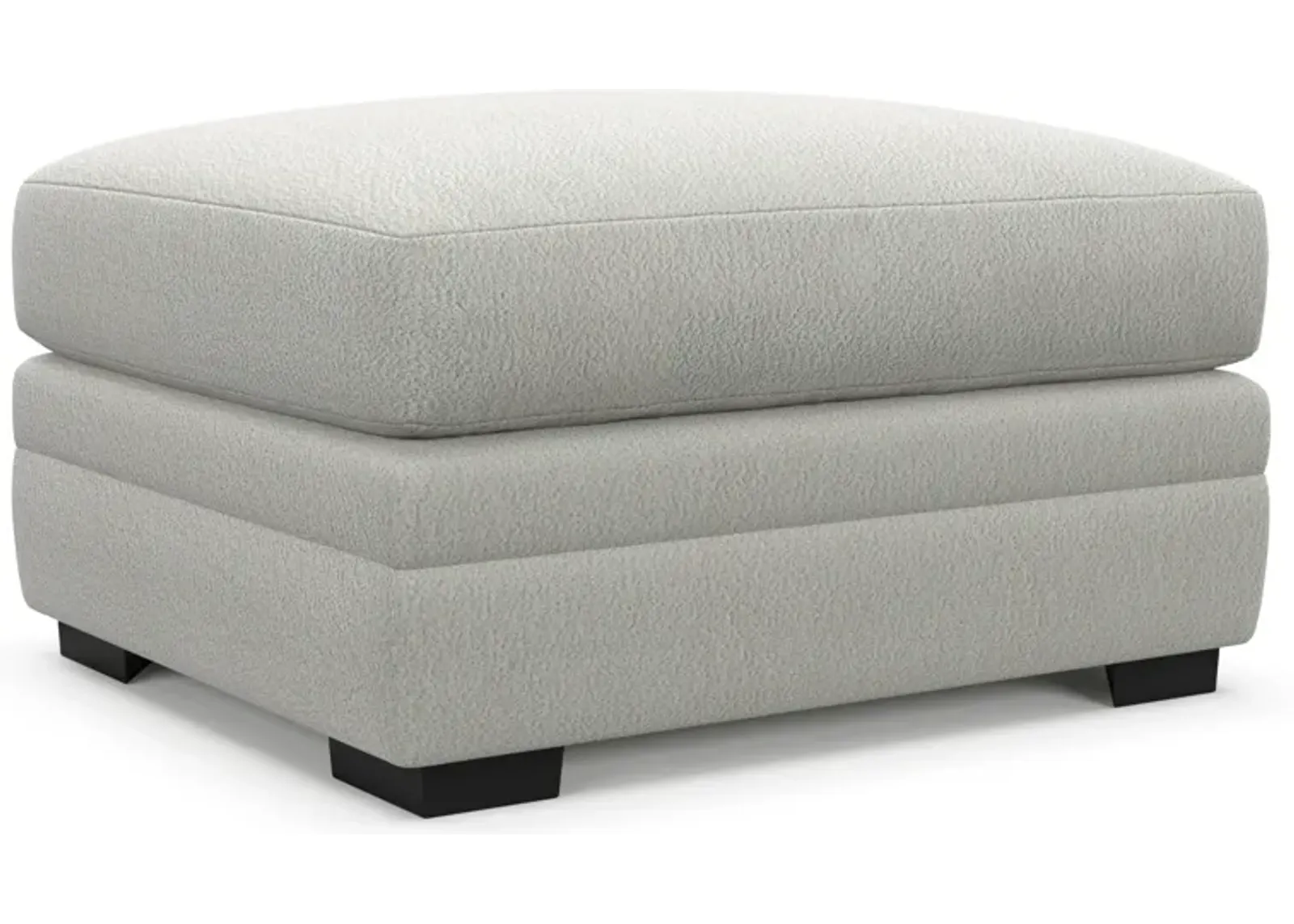 Winston Foam Comfort Ottoman - Oslo Snow