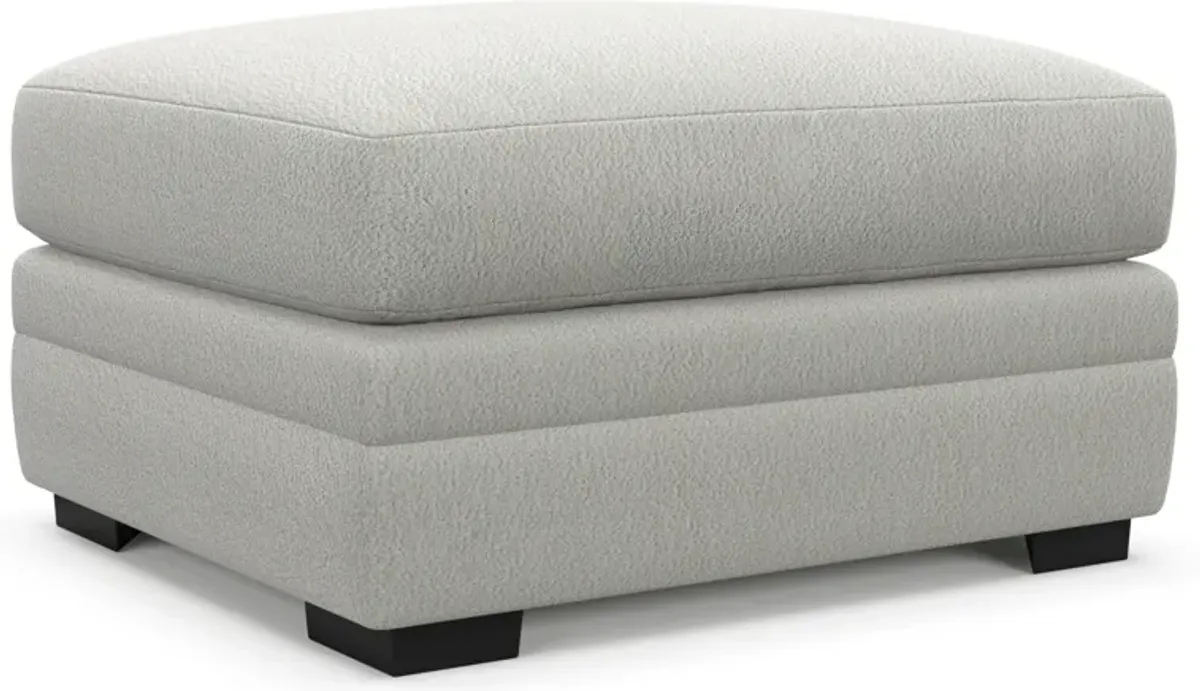 Winston Foam Comfort Ottoman - Oslo Snow