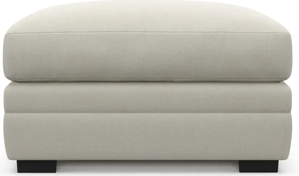 Winston Foam Comfort Ottoman - Anders Ivory