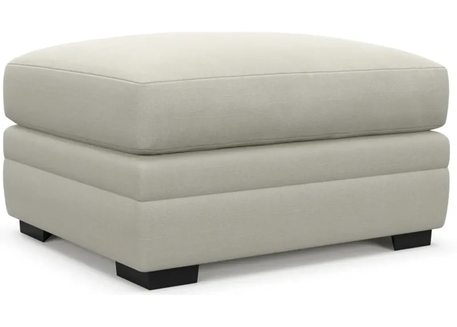 Winston Foam Comfort Ottoman - Anders Ivory