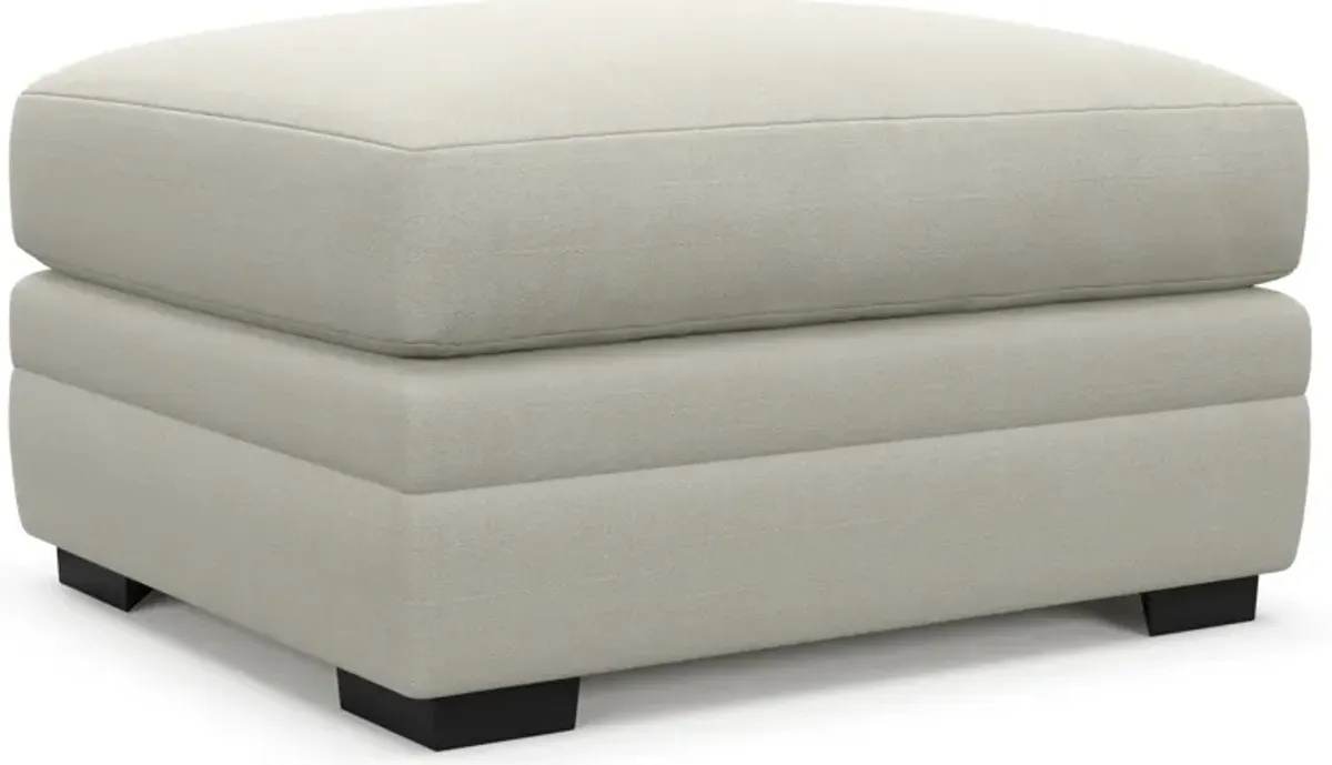 Winston Foam Comfort Ottoman - Anders Ivory