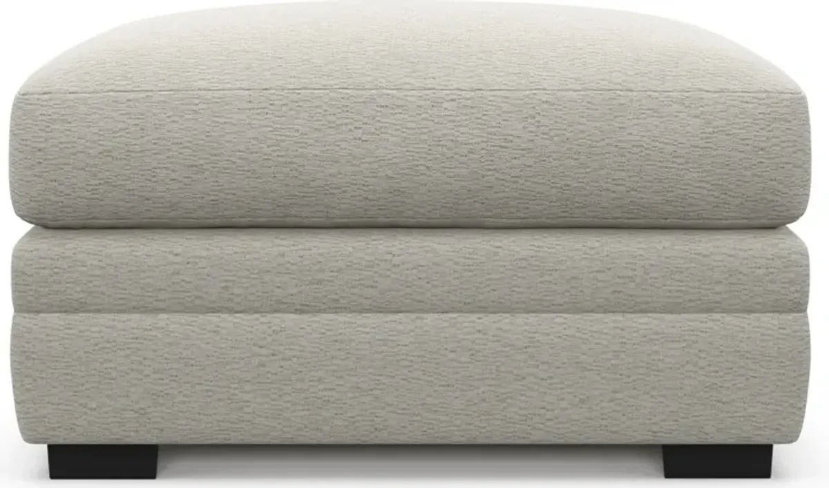 Winston Foam Comfort Ottoman - Everton Grey