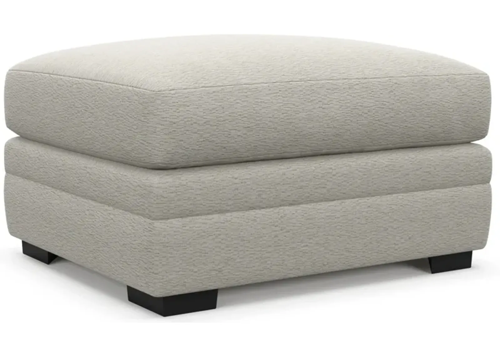 Winston Foam Comfort Ottoman - Everton Grey