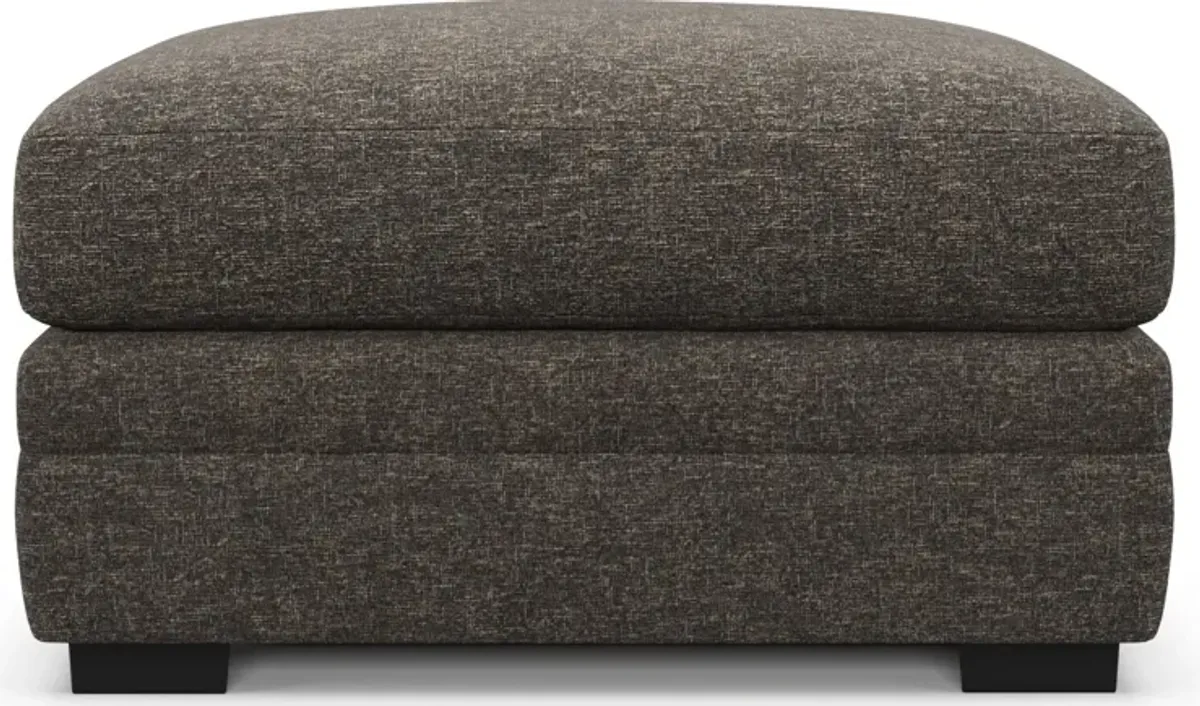 Winston Foam Comfort Ottoman - M Walnut