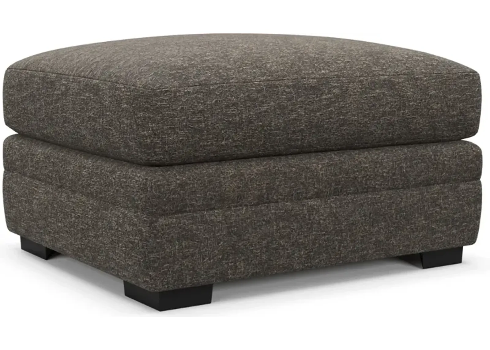 Winston Foam Comfort Ottoman - M Walnut