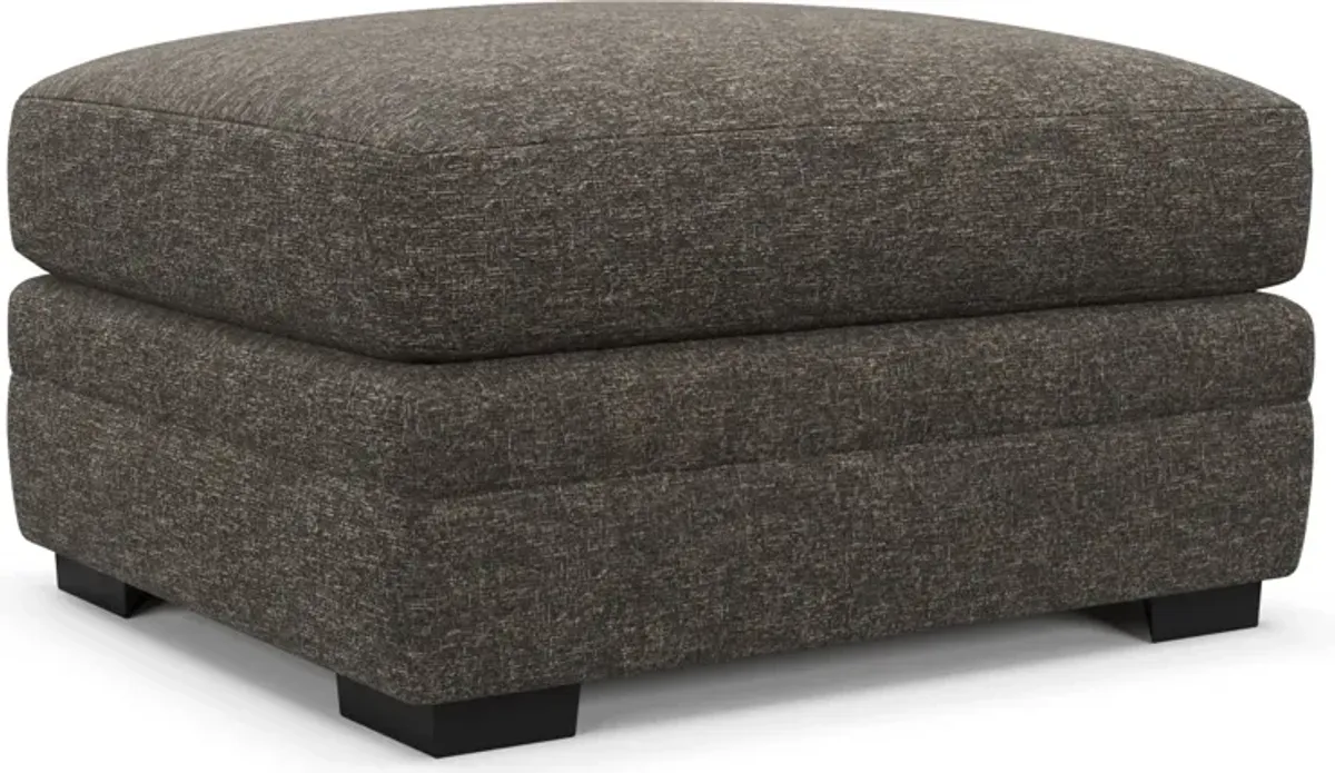 Winston Foam Comfort Ottoman - M Walnut