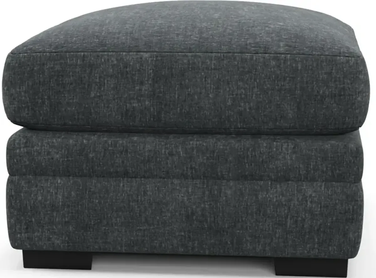 Winston Hybrid Comfort Ottoman - Contessa Shadow