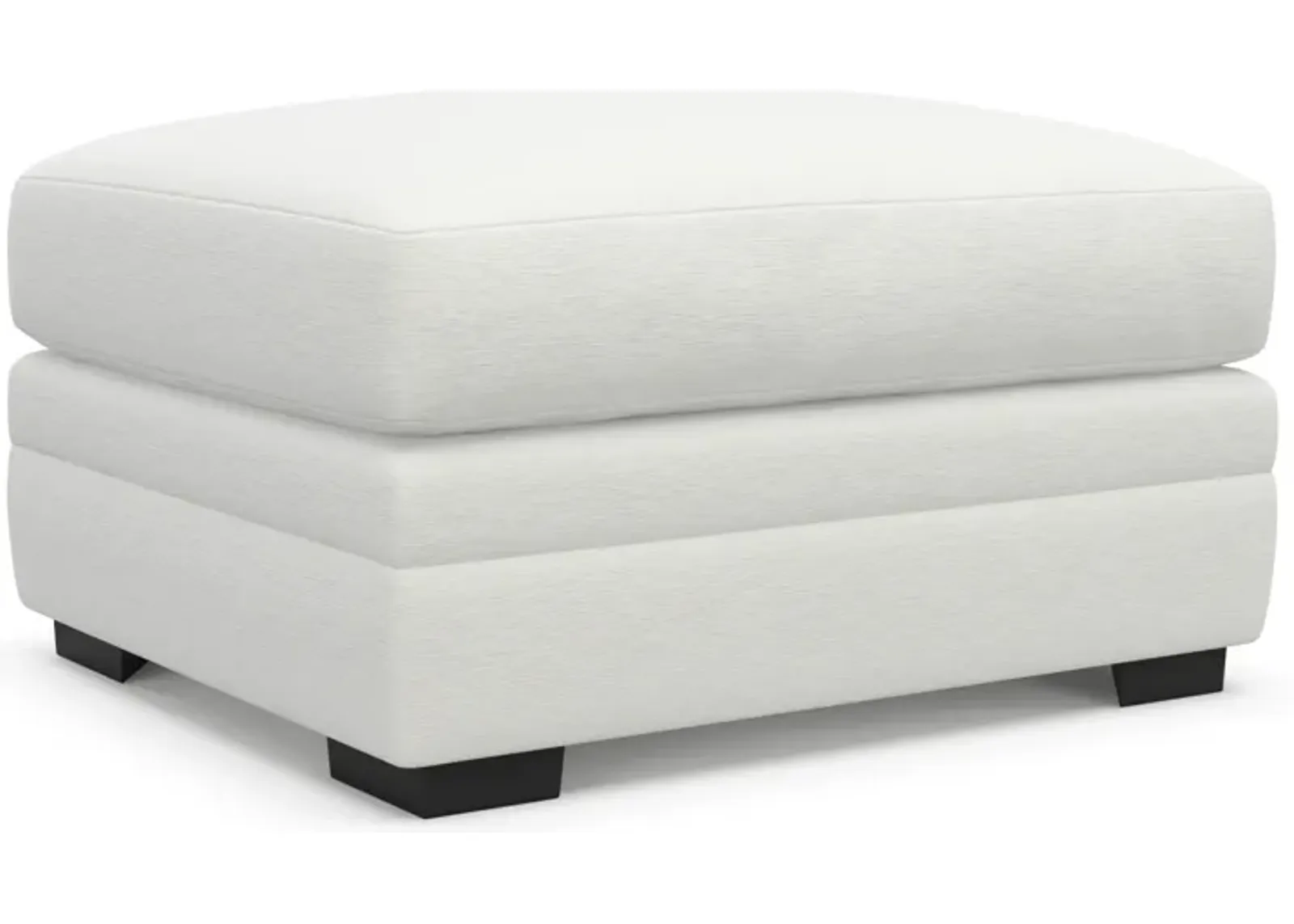 Winston Hybrid Comfort Ottoman - Contessa Vanilla