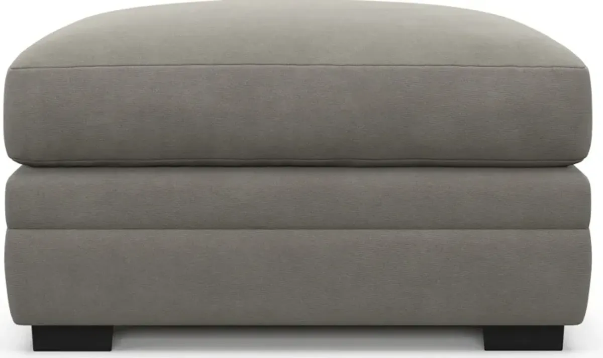 Winston Hybrid Comfort Ottoman - Abington Fog