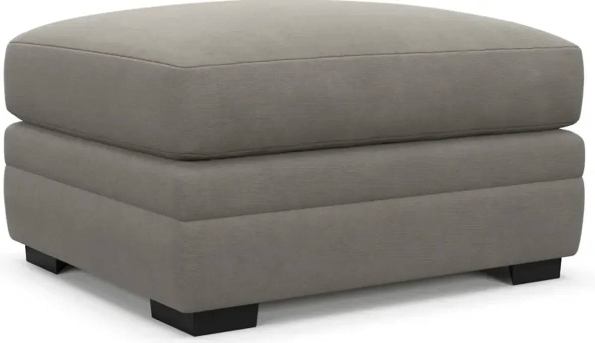 Winston Hybrid Comfort Ottoman - Abington Fog