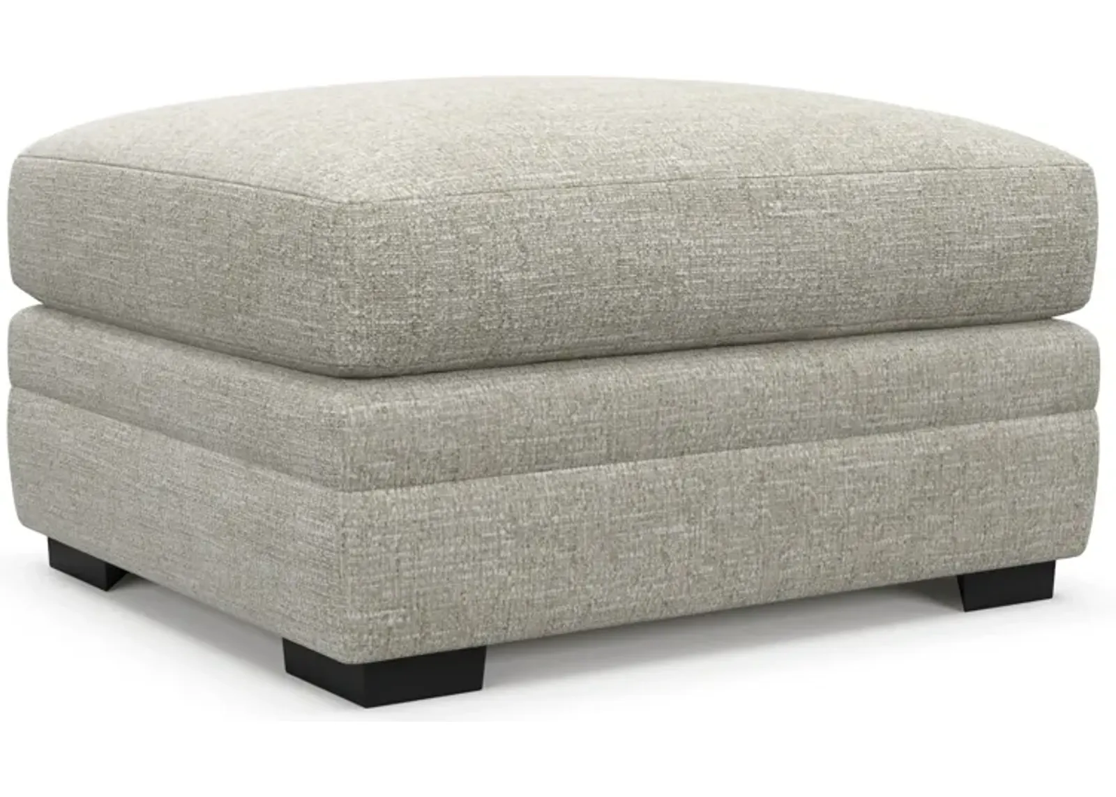 Winston Hybrid Comfort Ottoman - M Ivory