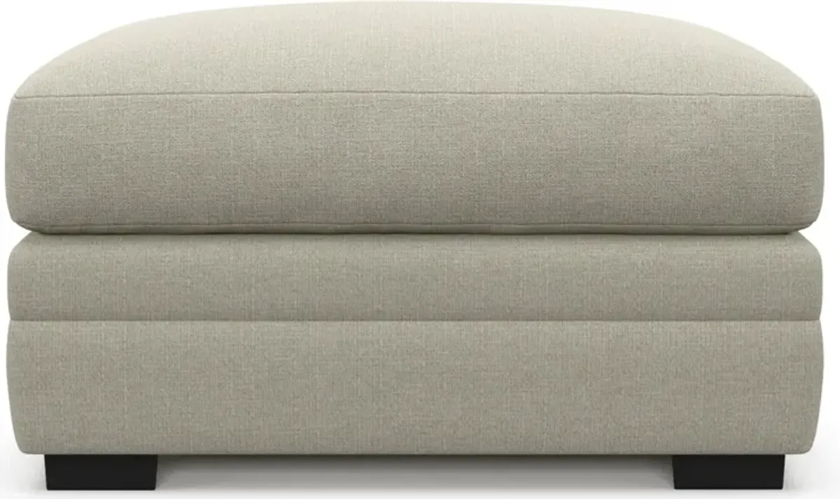 Winston Foam Comfort Ottoman - Liv Dove