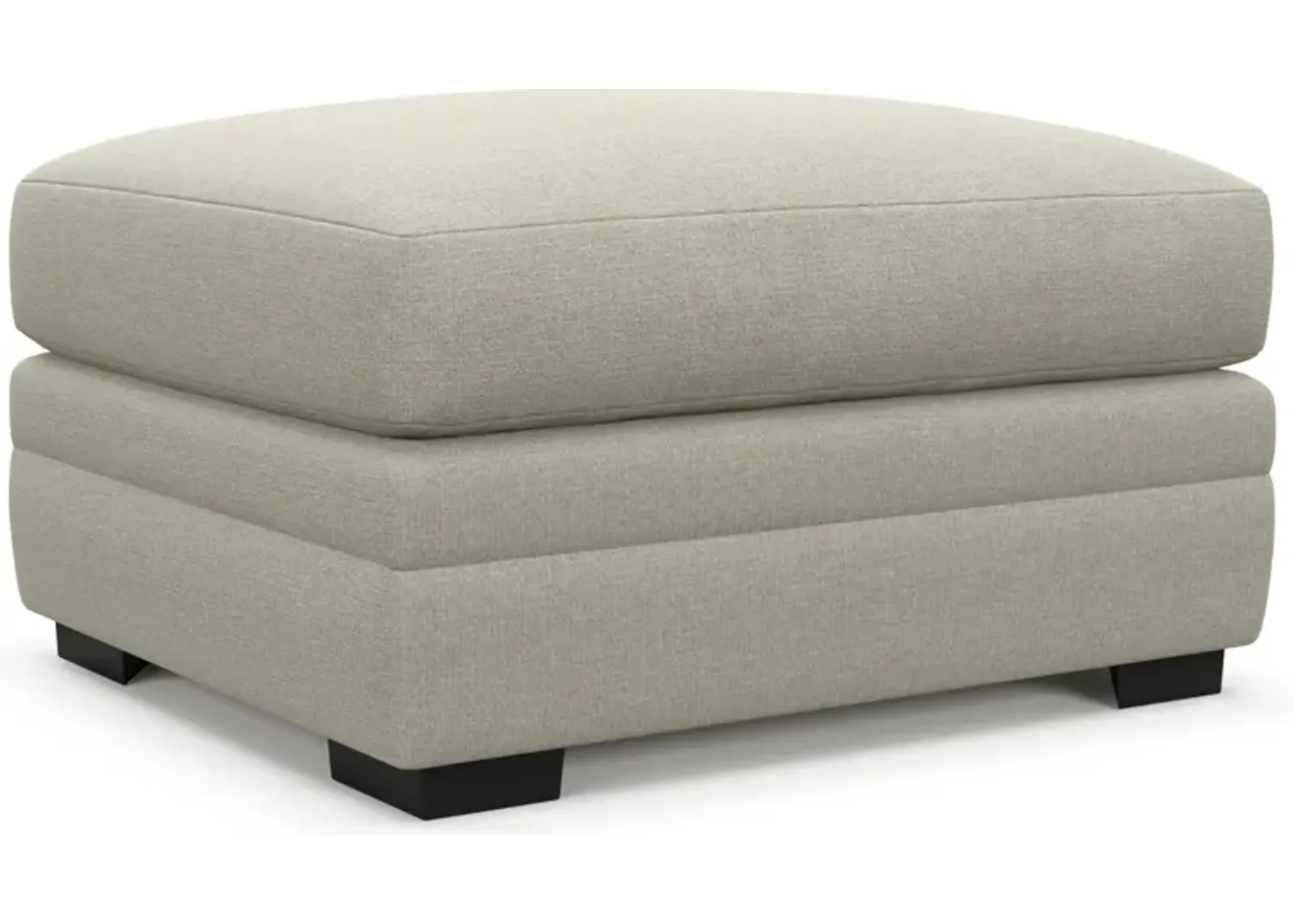 Winston Foam Comfort Ottoman - Liv Dove