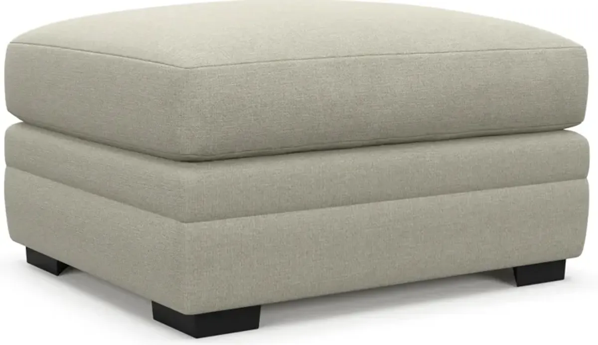 Winston Foam Comfort Ottoman - Liv Dove