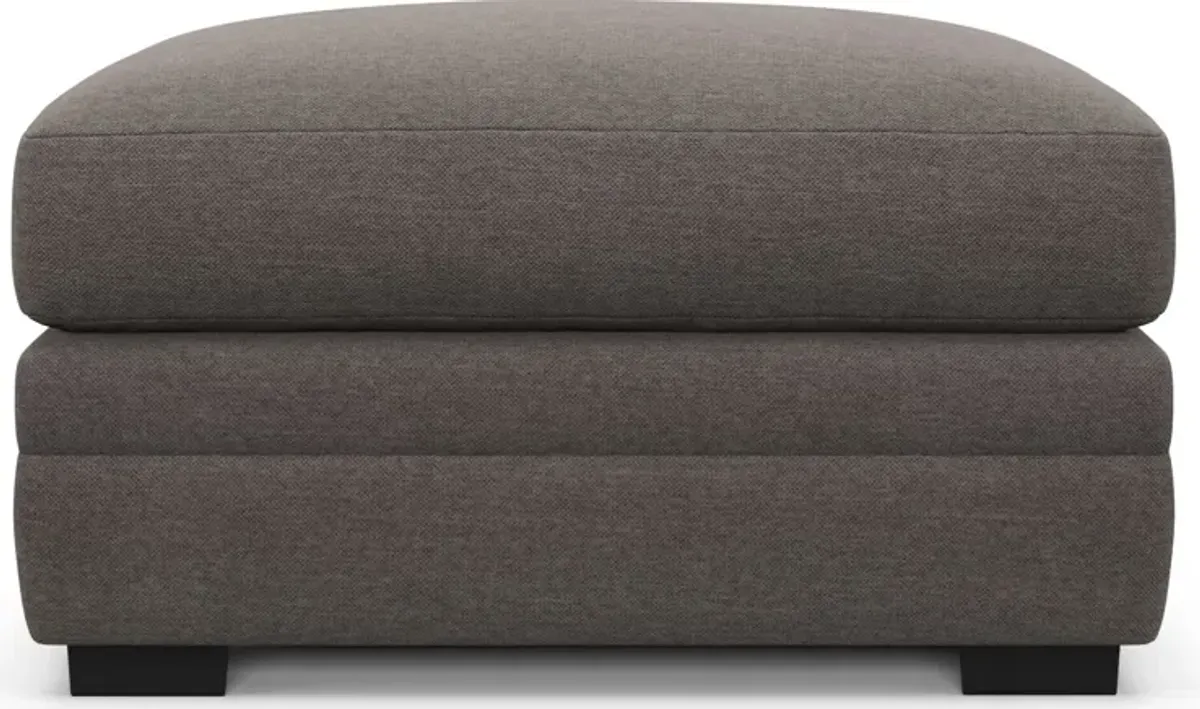 Winston Foam Comfort Ottoman - Presidio Steel